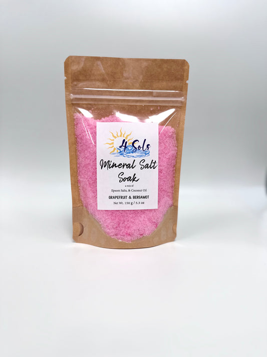Mineral Salt Soak - Grapefruit & Bergamot