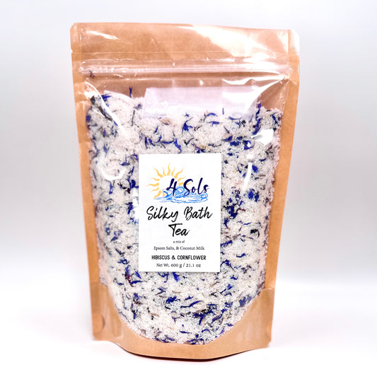 Silky Bath Tea - Hibiscus & Cornflower