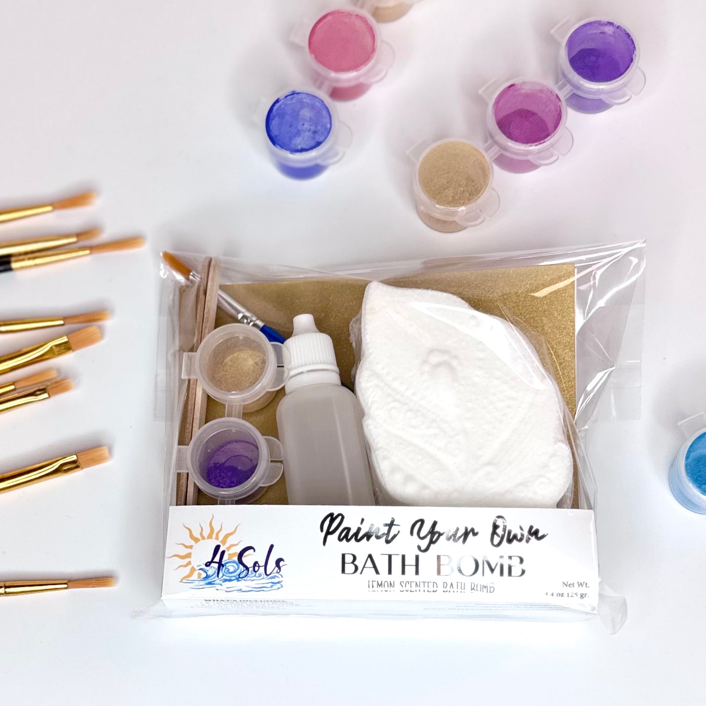 Paint Your Own Bath Bomb - Feather
