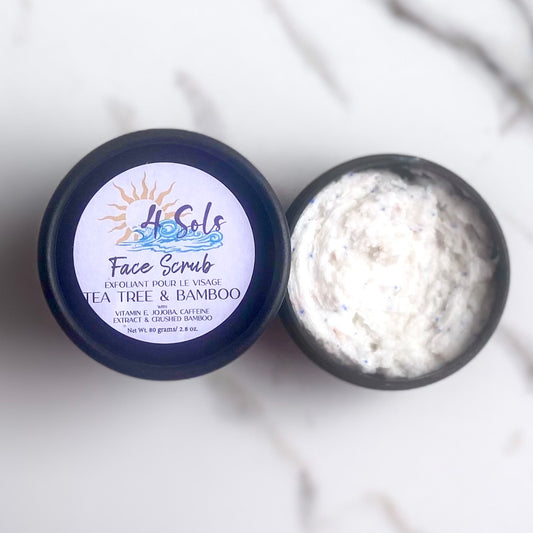 Face Scrub - Tea Tree & Bamboo