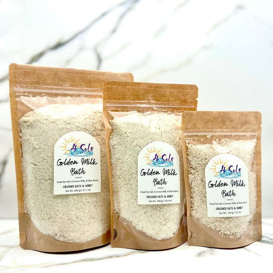 Golden Milk Bath - Crushed Oats & Honey