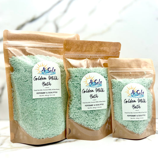 Golden Milk Bath - Eucalyptus & Peppermint