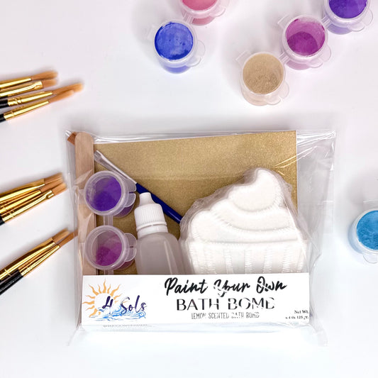 Paint Your Own Bath Bomb - Cupcake
